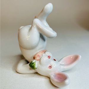 Fitz And Floyd Tumbling Bunny ~ Vintage Kitschy Easter